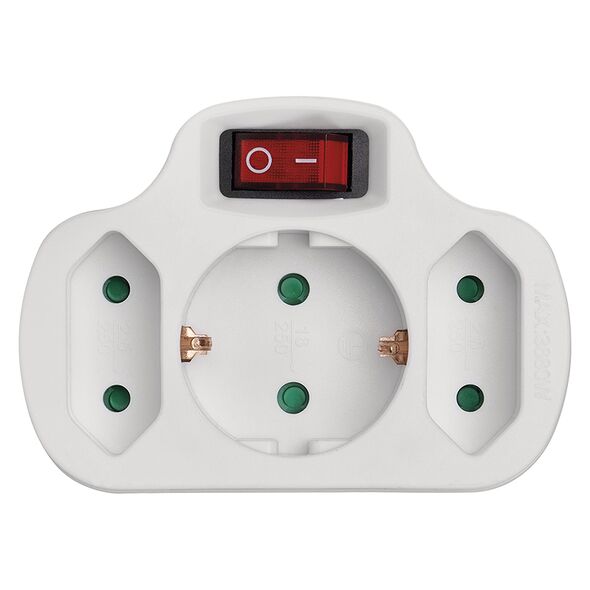 [Product / Manufacturer] Bcr1155 Bormann Bcr1155 Αντάπτορας Πρίζας 1 Σούκο-2 Διπολικές με Διακόπτη 066347 έως 12 Άτοκες Δόσεις