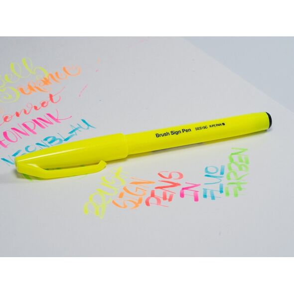 Πινέλο Pentel Brush Sign Pen SES15C φλουό