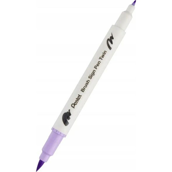 Pisaki pędzelkowe Pentel Brush Sign Pen Twin SESW3