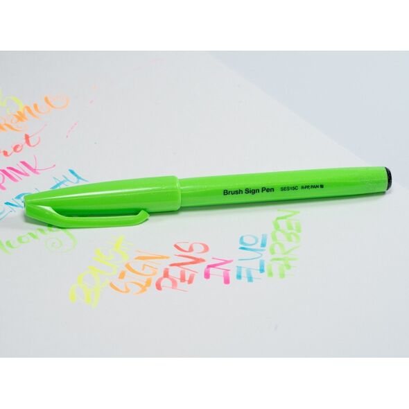 Πινέλο Pentel Brush Sign Pen SES15C φλουό