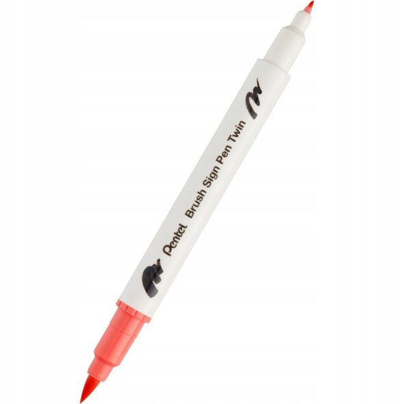 Pisaki pędzelkowe Pentel Brush Sign Pen Twin SESW3