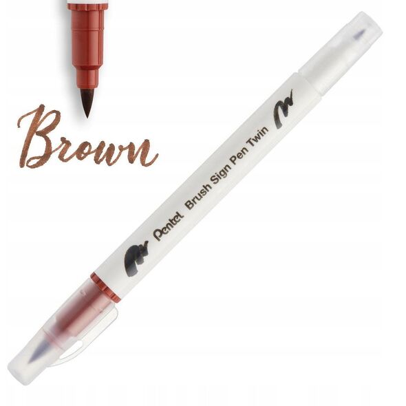 Πινέλο Pentel Brush Sign Pen Twin SESW30