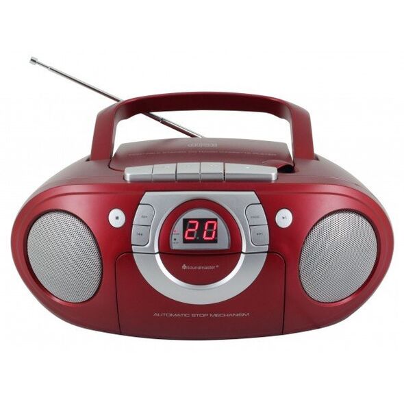BOOMBOX SOUNDMASTER SCD5100RO FM, CD/CD-R/RW, ΚΑΣΕΤΑ, ΔΙΚΤΥΟ-ΜΠΑΤΑΡΙΑ, AUX-IN