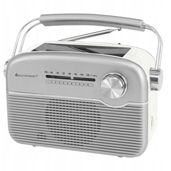 ΡΑΔΙΟΦΩΝΟ FM SOUNDMASTER TR480SI με ΗΛΙΑΚΟ ΠΑΝΕΛ ΙΣΧΥΟΣ 0,3Wp, 3W, AKU Li-Ion