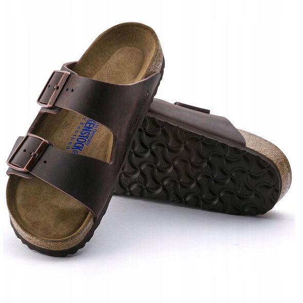 Birkenstock Arizona FL WB Habana 452761 Καφέ 45