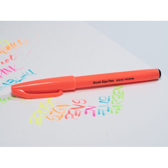 Πινέλο Pentel Brush Sign Pen SES15C φλουό