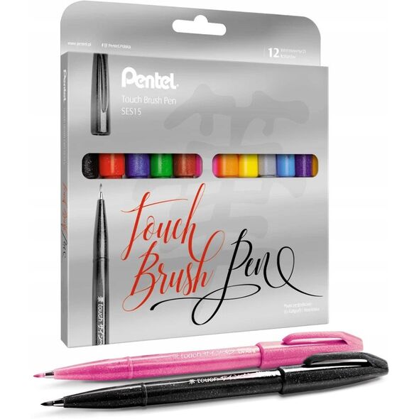 Πινέλο Pentel Brush Sign Pen SES15C φλουό