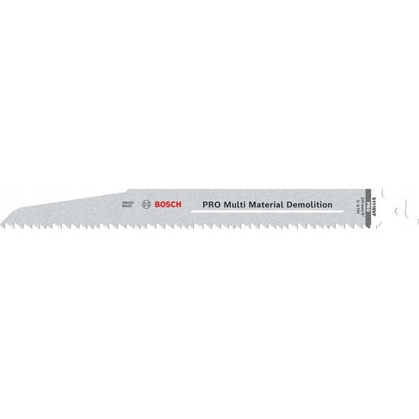 BOSCH BRZESZCZOT DO PIŁY SZABLASTEJ PRO MULTI MATERIAL DEMOLITION S1110VF 1,6 x 22 x 225mm /2szt.