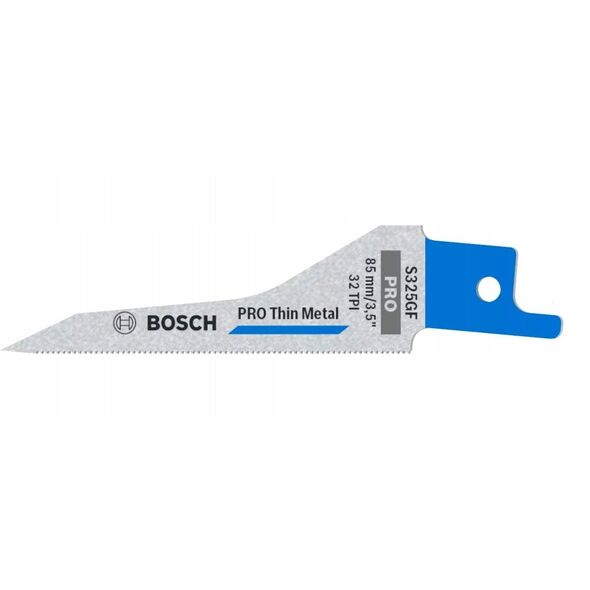 BOSCH BRZESZCZOT DO PIŁY SZABLASTEJ PRO THIN METAL S325GF 1,25 x 7 x 85mm /5szt.