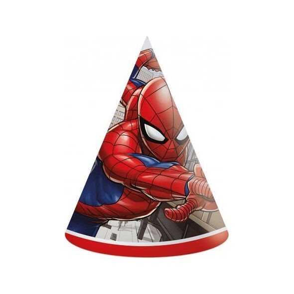 GoDan Czapeczki papierowe Spiderman Crime Fighter 6szt