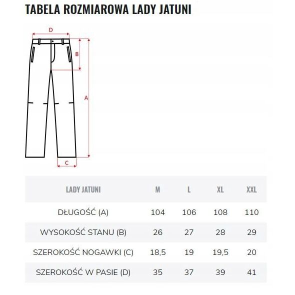 Hi-Tec SPODNIE LADY JATUNI BLACK S