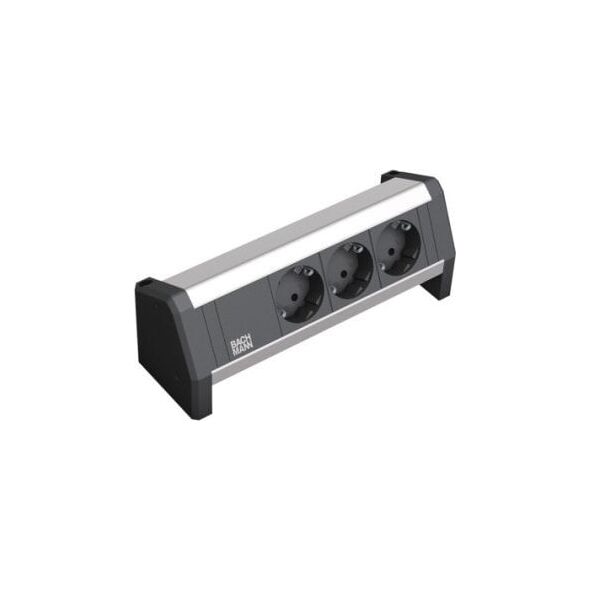 Bachmann BACHMANN DESK gniazdo wielokrotne 3x gniazdo z uziemieniem