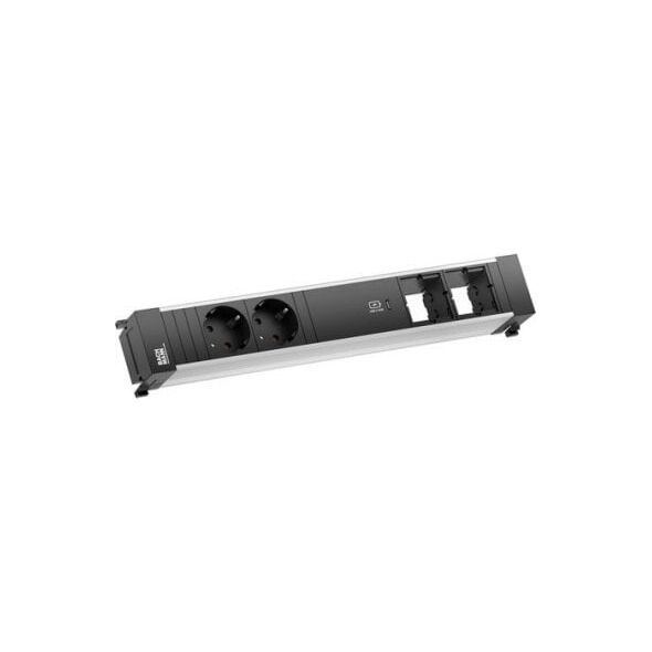 Listwa zasilająca Bachmann BACHMANN POWER FRAME 2xCEE7/3, 1xUSB C Oplader 2xCM 0,2m GST18