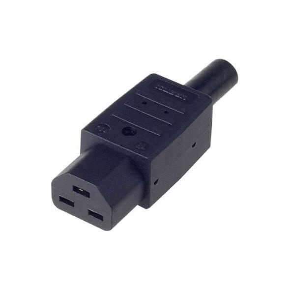 Bachmann BACHMANN Złącze zasilania urządzenia IEC320 C21 16A/250VAC, czarne