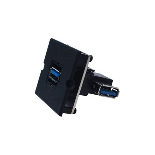 Bachmann Ramka BACHMANN 1xUSB 3.0, wyjście boczne 90