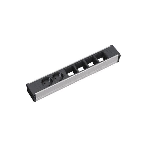 Bachmann BACHMANN CONI Large 1x gniazdo z uziemieniem 5x ABD