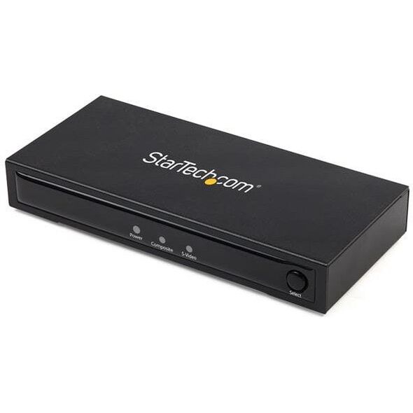 Προσαρμογέας AV StarTech STARTECH.COM S-Video ή Composite σε HDMI Μετατροπέας με Ήχο - 720p - NTSC & PAL - Αναλογικό σε HDMI Upscaler - Mac & Windows