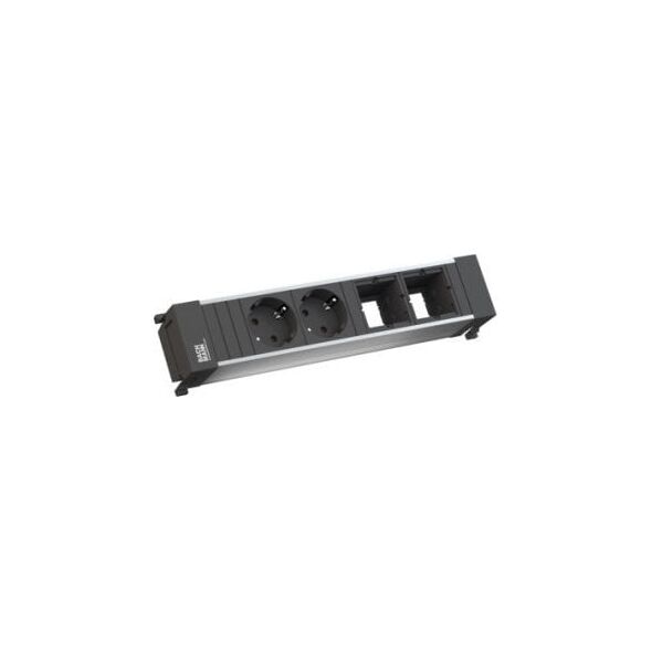 Listwa zasilająca Bachmann BACHMANN POWER FRAME Medium 2x gniazdo z uziemieniem 2x ABD