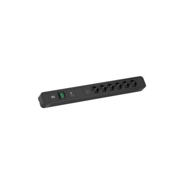 Listwa zasilająca Bachmann BACHMANN PRIMO 2 6xCEE7/3 1xGVS-Plus 1xswitch 2.0m CEE7/7