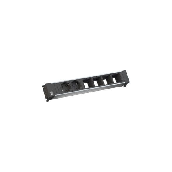 Bachmann BACHMANN POWER FRAME Large 2x gniazdo z uziemieniem 4x ABD