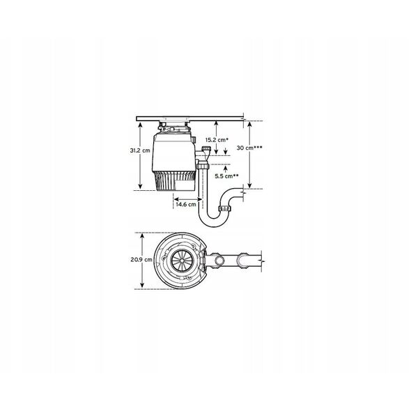 Θρυμματιστής απορριμμάτων ISE 80376T-ISE EVO PLUS 1000EC- 2 AS