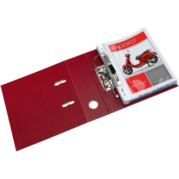 Oxford πλαστική θήκη εγγράφων 150 x 210 mm (A5) Πολυπροπυλένιο (PP) 100 τεμ.