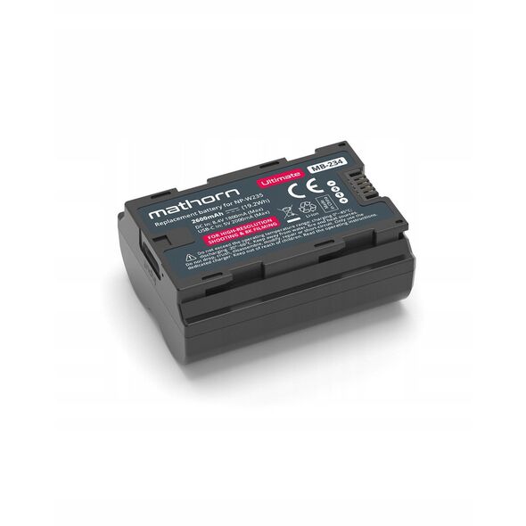 Μπαταρία Mathorn MB-234 Ultimate 2600mAh USB-C αντικατάσταση NP-W235