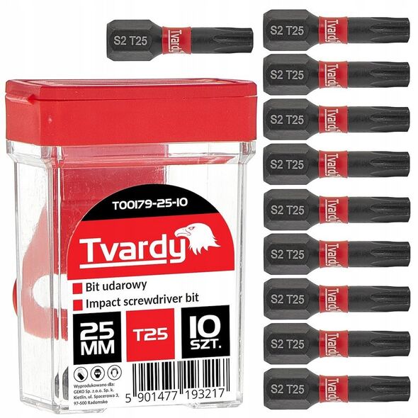 Μύτη κρούσης T25 25mm S2 – κουτί (10/100/1200)