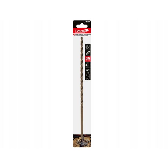 Μακρύ χρυσό τρυπάνι για μέταλλο 6.5 x 275mm HSS DIN1869 (50/100/200)