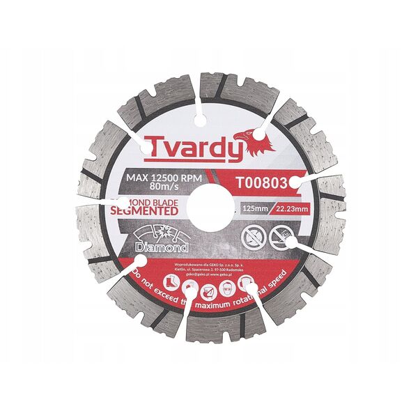 Διαμαντόδισκος Τμηματικός 125x12x22.23mm (50)