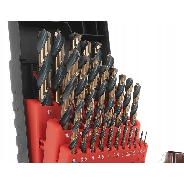 Σετ τρυπανιών για μέταλλο HSS 1.0-13.0mm 25τεμ. (5/10)
