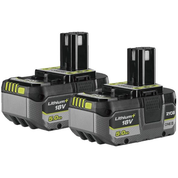 Σετ μπαταριών RYOBI RB1850X2F24, 18 V, 2 x 5.0 Ah Li-ion