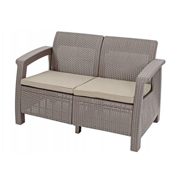 Keter Corfu Love Seat Sofa