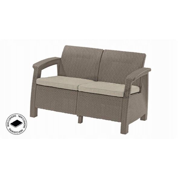 Keter Corfu Love Seat Sofa