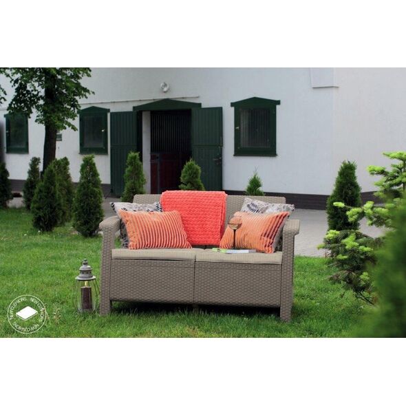 Keter Corfu Love Seat Sofa