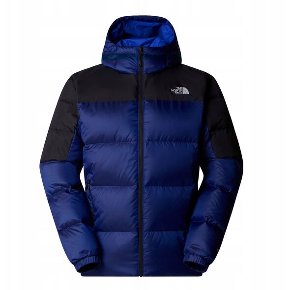 Kurtka diablo down hoodie-tnf blue black heather-tnf black-l THE NORTH FACE