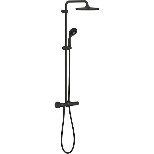 Σύστημα ντους GROHE QUICKFIX VITALIO START SYSTEM 250 266772430, μαύρο ματ