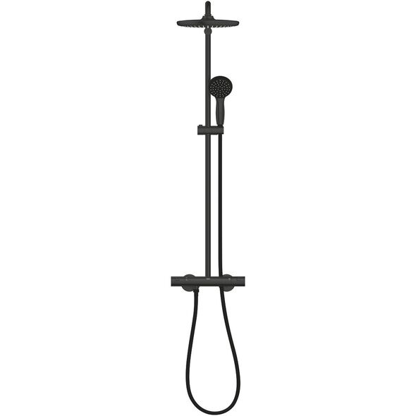 Σύστημα ντους GROHE QUICKFIX VITALIO START SYSTEM 250 266772430, μαύρο ματ