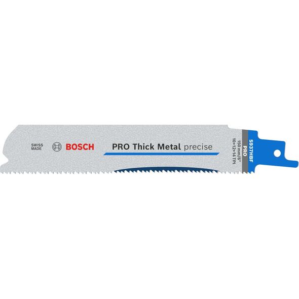 BOSCH BRZESZCZOT DO PIŁY SZABLASTEJ PRO THICK METAL PRECISE S937HBF 1,1 x 25 x 150mm /5szt.