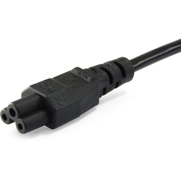 Equip IEC-Stromkabel Schuko -> C5 3m St/Bu schwarz