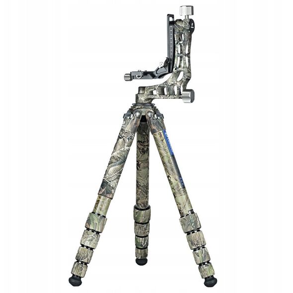 Statyw Leofoto Leofoto Ranger LS-365C + PG-1 Gimbal galvos rinkinys (Full Camo)