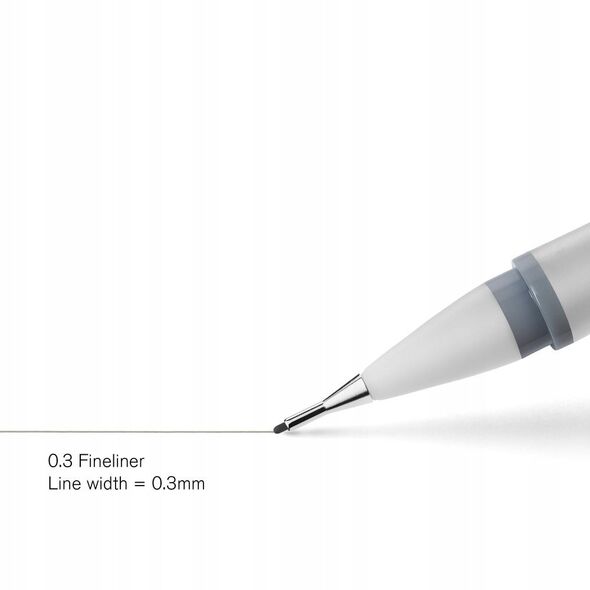 Fineliner cool grey σε blister 0,3mm