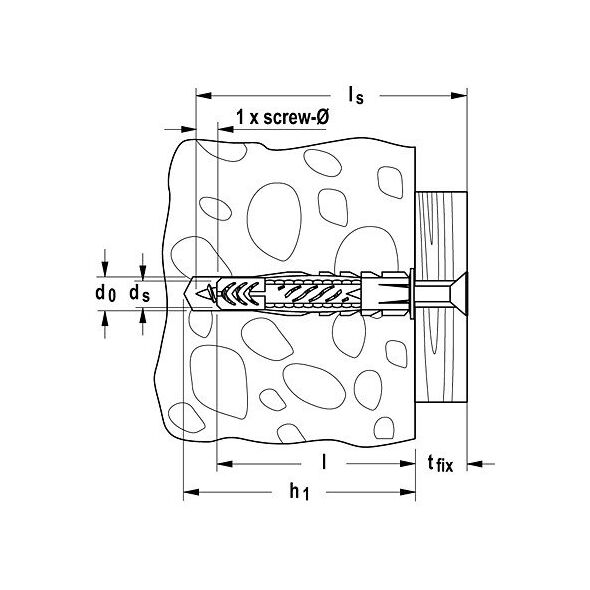 Οικουμενικό βύσμα Fischer UX Green 6x35 R