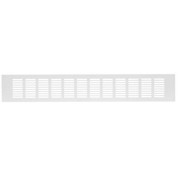 Γρίλια εξαερισμού αλουμινίου RA850, 80 x 500 mm, λευκή.