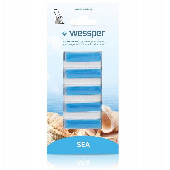 Αρωματικό ένθετο Wessper για ηλεκτρική σκούπα με άρωμα θάλασσας /5τεμ.