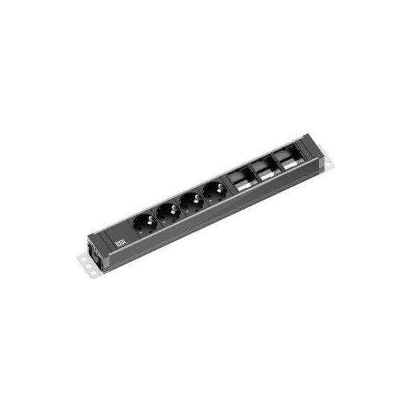 Bachmann BACHMANN UNIVERSAL 4x gniazdo z uziemieniem 3x ABD