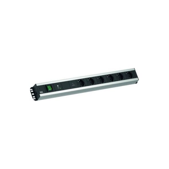 Listwa zasilająca Bachmann BACHMANN gniazdo wielokrotne 6xCEE7/3 1xGVS-Plus 1xswitch 2.0m
