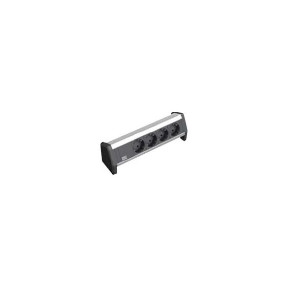 Listwa zasilająca Bachmann Bachmann DESK 1 339.1000 - black / silver - 4 socket strip
