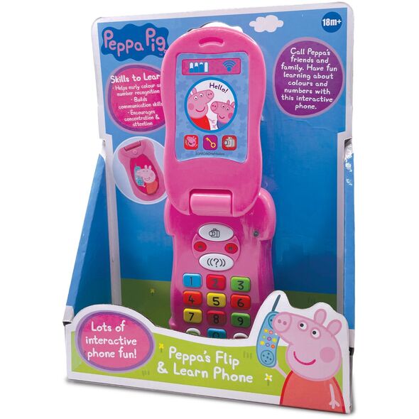 PEPPA FLIP AND LEARN PHONE DK SE NO FI