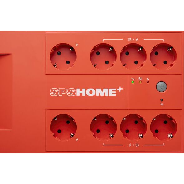 Awaryjny zasilacz UPS Salicru SPS 650 HOME+ Red 650VA 360W 8x Schuko Line-interactive APFC